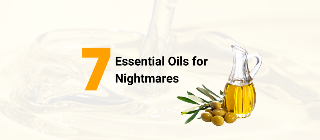Lavender essential oil bottle for nightmares and night terrors relief