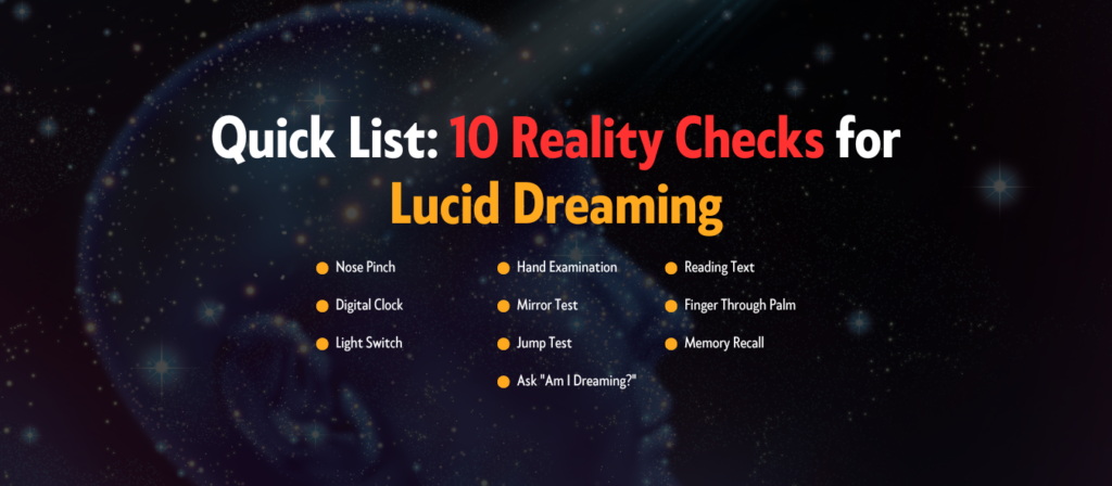 alt="10 reality checks for lucid dreaming checklist