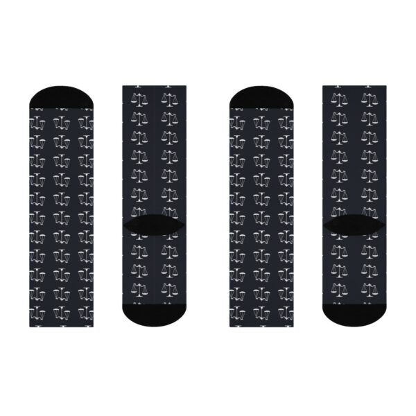 Libra Balance Socks | Zodiac Gift, Cozy Astrology Crew, Horoscope Style - Image 4